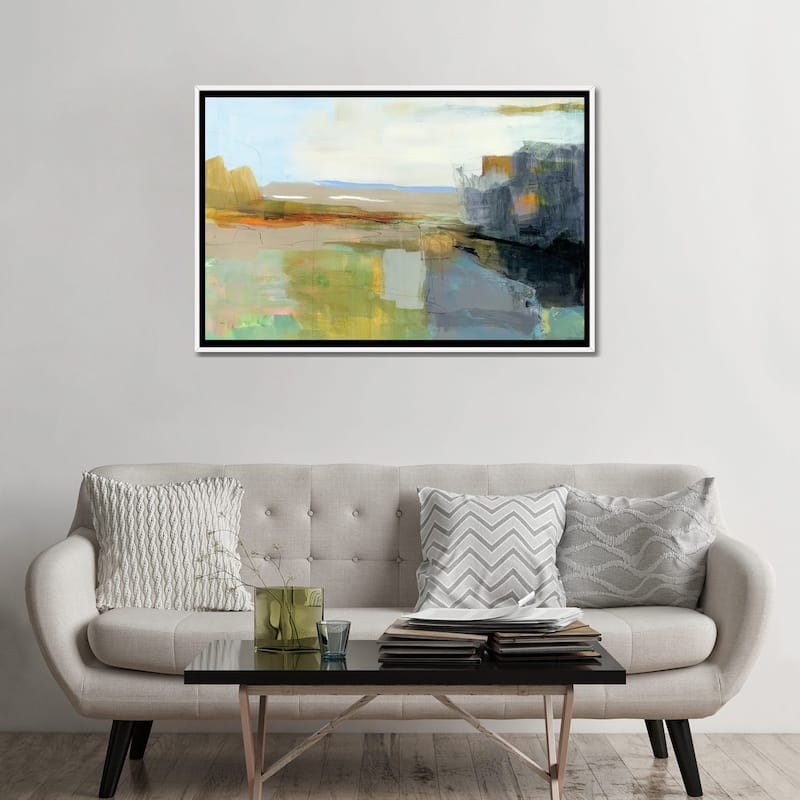 iCanvas "Summer Vibes" by Kathleen Robbins Framed Canvas Print