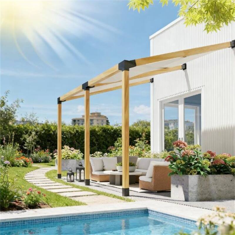 Vine Frame kit, Rattan Frame, Column Base, black - Black