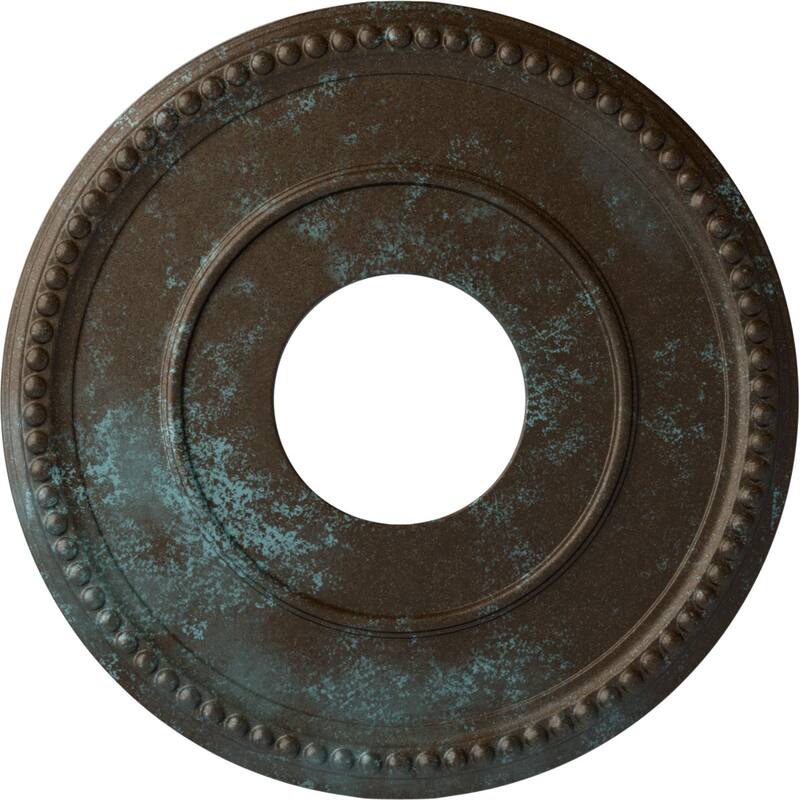 12 1/2"OD x 3 7/8"ID x 3/4"P Bradford Ceiling Medallion