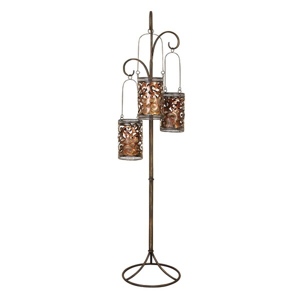 Metal floor lantern online