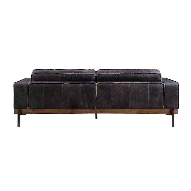 Gomran Antique Ebony Upholstery Sofa
