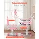 preview thumbnail 37 of 40, UIMOSO Kids Study Chair and Desk Set, Study Desk and Chair for Kids, Adjustable Height Kids Study Desk with Chair
