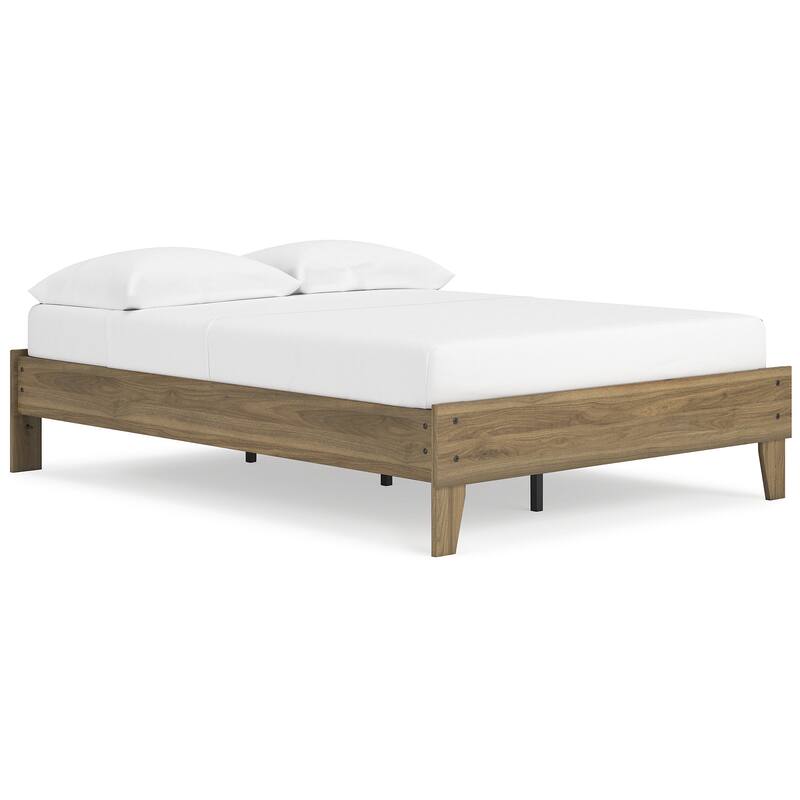 Signature Design by Ashley Deanlow Brown Platform Panel Bed