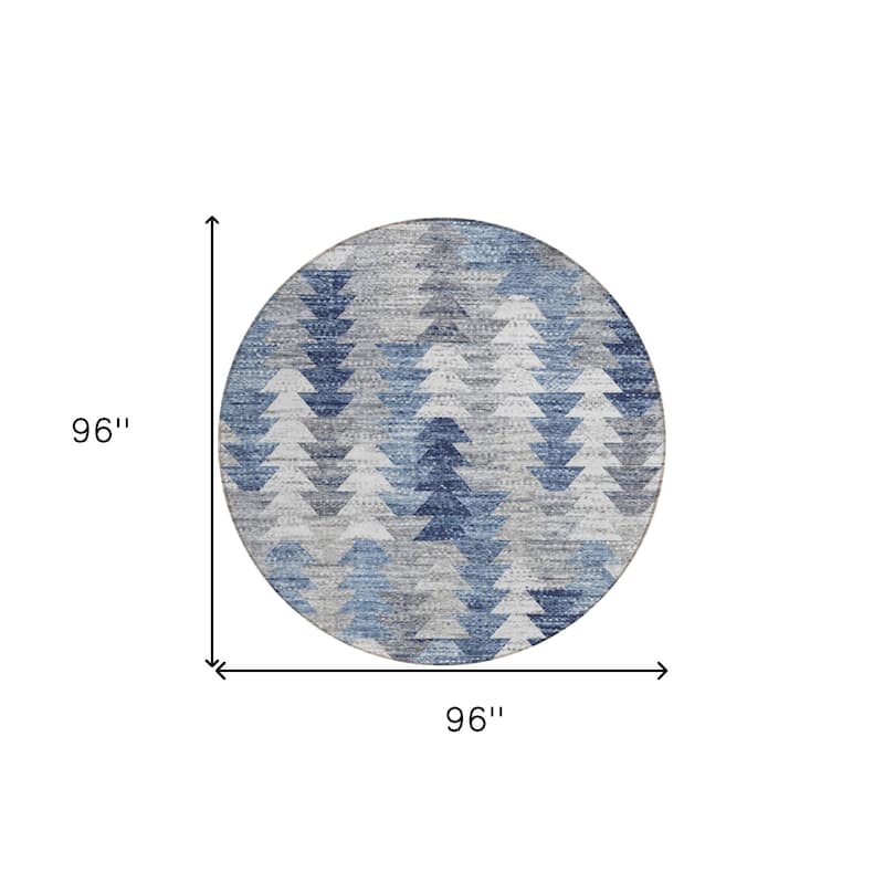 HomeRoots Geometric Transitional Rectangle Outdoor Rug