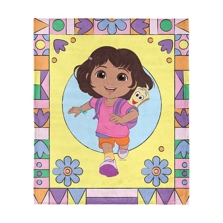 Nickelodeon Dora the Explorer Silk Touch Throw Blanket