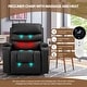 preview thumbnail 23 of 53, Oversized Power Lift Recliner Chair with Massage & Heat, PU Leather, USB Port, Cup Holders & Pockets