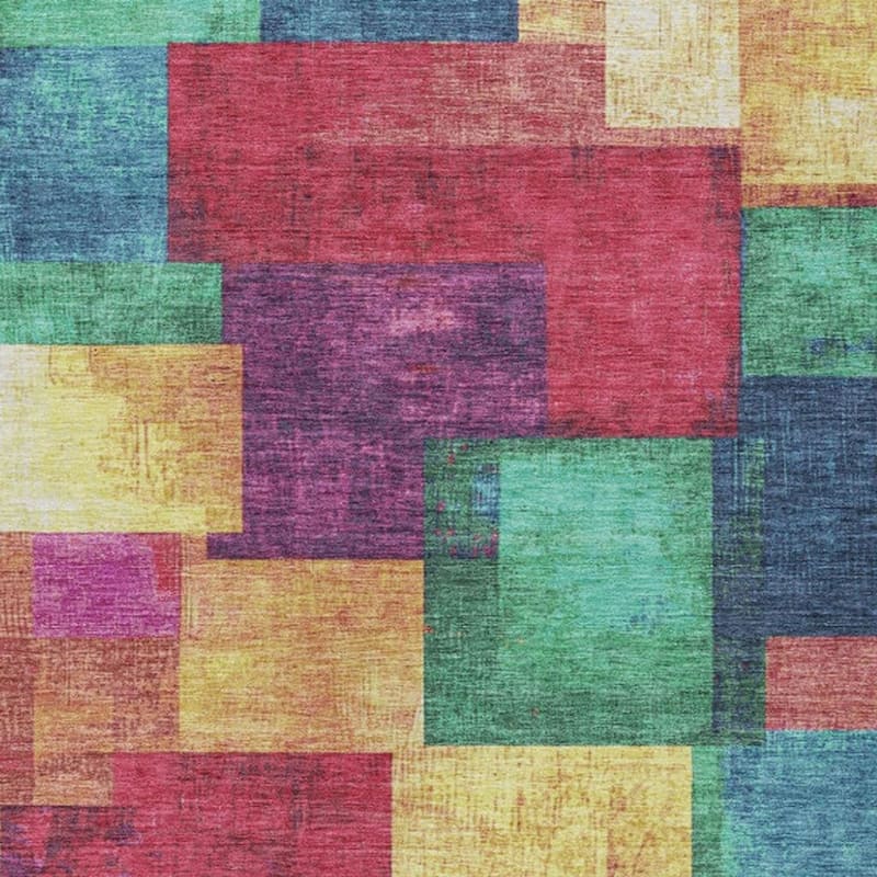 HomeRoots Geometric Traditional Rectangle Outdoor Rug
