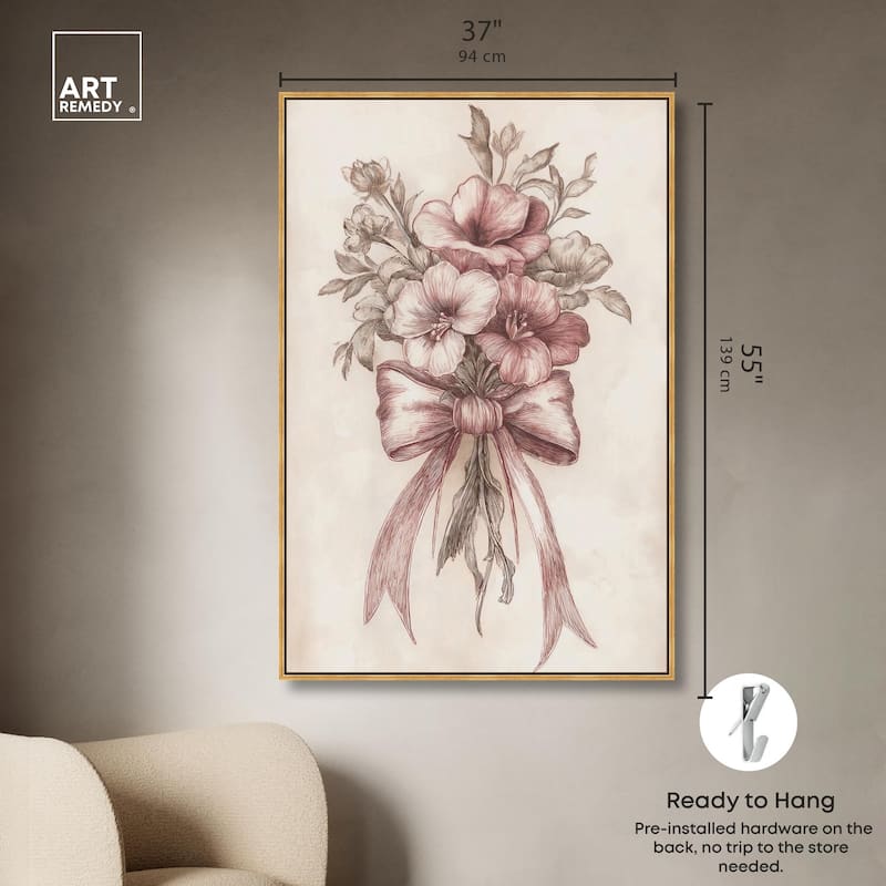 Tied with Tenderness II Canvas by Art Remedy