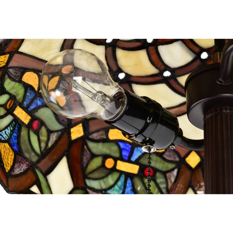 Tiffany-style Ariel Floor Lamp