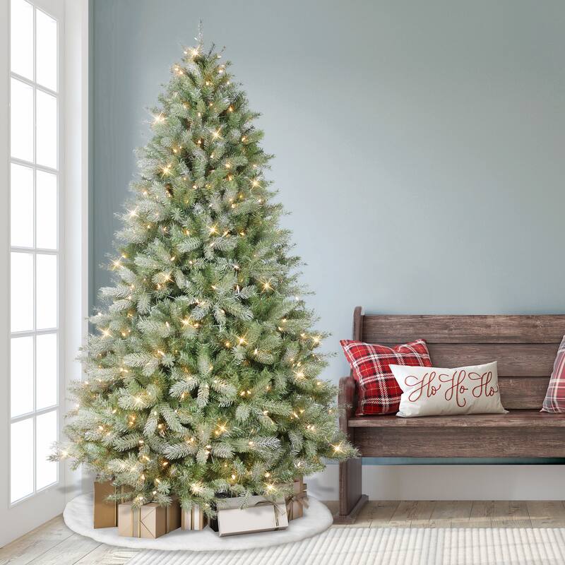 7.5ft Pre-lit Colchester Pine, 2336 Branch Tips, 500 Multi-color LED Lights