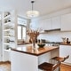 preview thumbnail 59 of 71, 3-Light 20"W Drum Fabric Semi Flush Mount Pendant Chandelier
