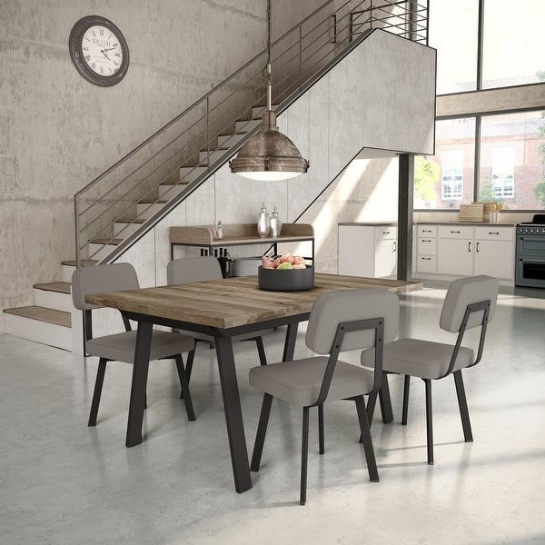 Shop Amisco Kane Extendable Table And Clarkson Chairs Dining Set Overstock 20306646