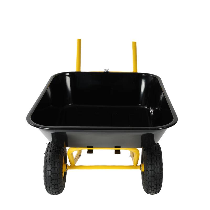 35L Large Capacity Two-Wheeled Trolley Cart for Gardening, Warehouse Handling, and Outdoor Activities, Non-Leak Design