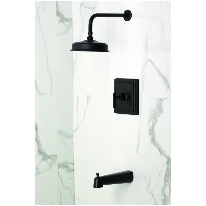 Kingston Brass KB589.CML Manhattan Tub and Shower Trim Package with