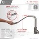 preview thumbnail 6 of 23, STYLISH Kitchen Sink Faucet Single Handle Pull Down Dual Mode in Stainless Steel - Faucet Height: 12 5/8" | Spout Height: 11"