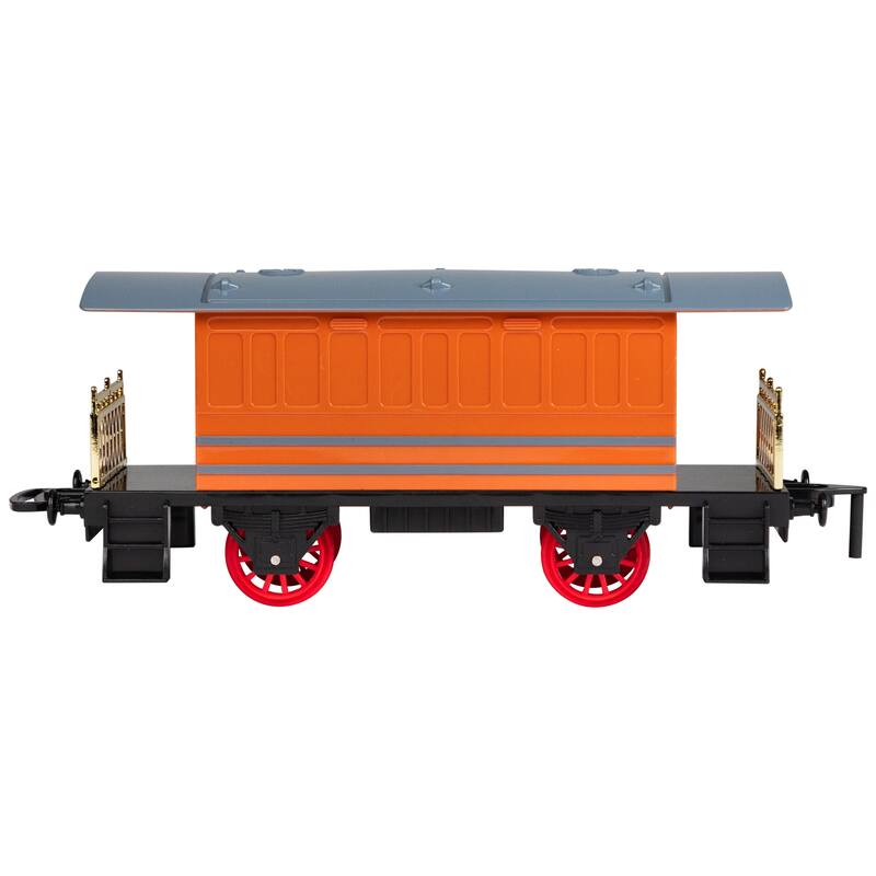 20-Piece B/O Red Orange Animated Classic Christmas Train Set Sound