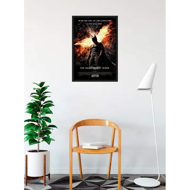 Enhance your surroundings with Batman Dark Knight Framed Poster - 24 x 36 Inch