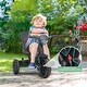 preview thumbnail 7 of 10, Baby Tricycle,6 in 1 Trike with Retractable Canopy,Adjustable Push Handle,Rotatable Seat ,Detachable Guardrail,Rear Basket