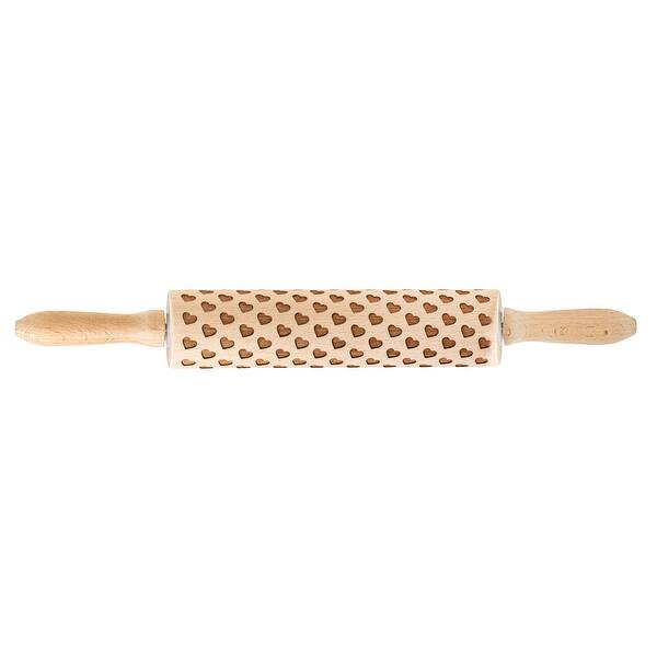slide 2 of 3, Mrs. Anderson's Baking Heart DesignRolling Pin