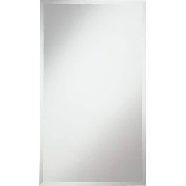 slide 1 of 1, Elegant Lighting Metropolitan 38 Inch Tall x 22 Inch Wide Rectangular Clear Mirror