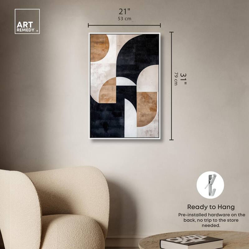 Arching Forms II Canvas by Art Remedy