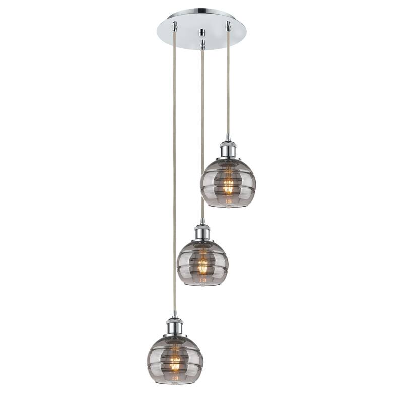 Innovations Lighting 113B-3P-24-12 Rochester Pendant Rochester 3 Light