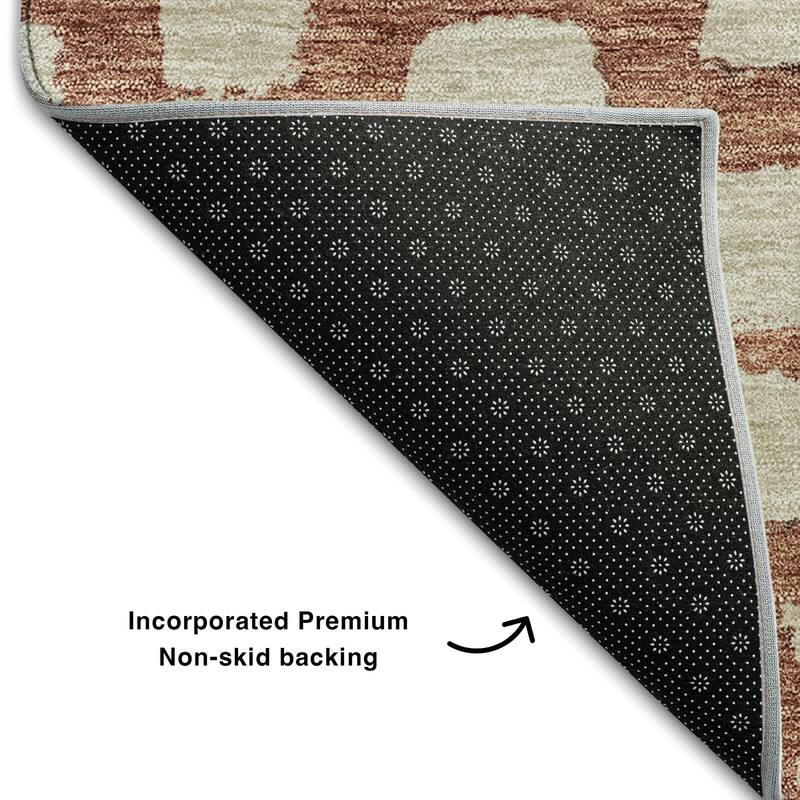 Premium Washable Super Soft Contemporary Cobble Mayfield Rug