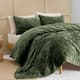 Wonderful Diamond Velvet 3 Piece Quilt Set