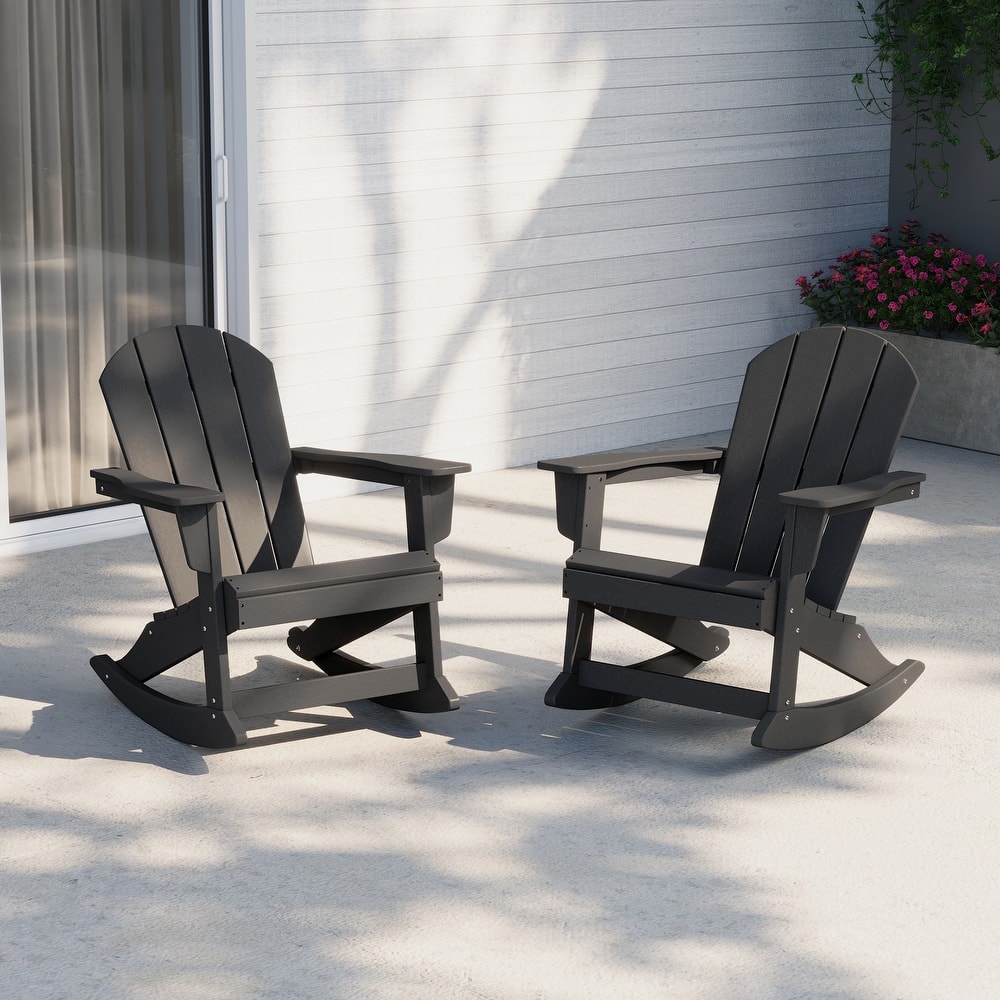 Laguna Hdpe All Weather Outdoor Patio Rocking Chair (Set of 2)