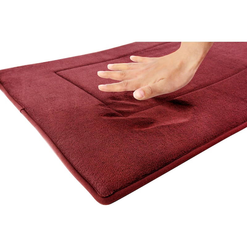 Ultra-Soft Extra-Thick Non-Slip Memory Foam Long Bath Runner Mat 2 ft x 5 ft
