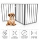 preview thumbnail 25 of 24, 3-Panel Indoor Foldable Dog Gate - 54x24-Inch Wood Freestanding Pet Fence
