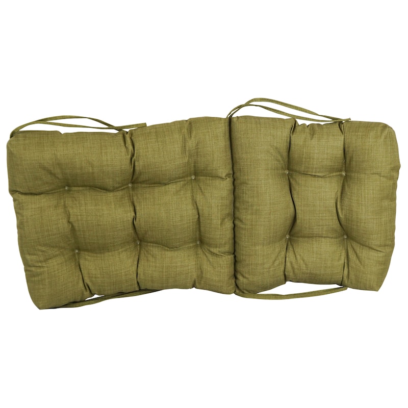Multi-section Tufted Outdoor Seat/Back Chair Cushion (Multiple Sizes)