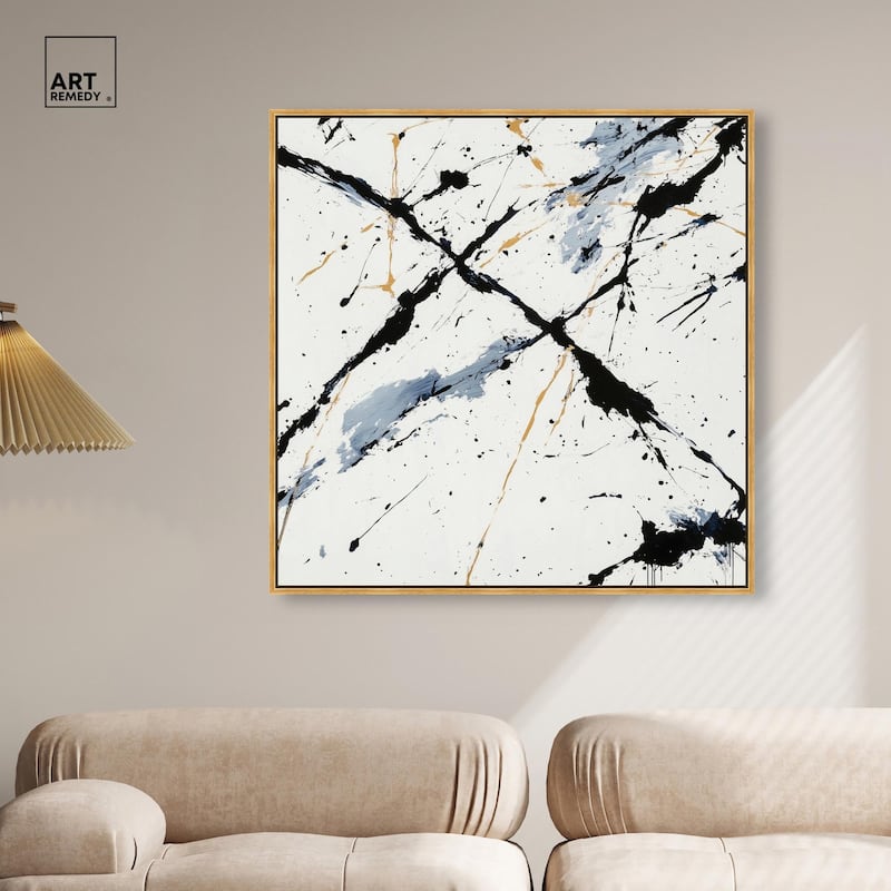 Splintered Impact II Canvas by Art Remedy