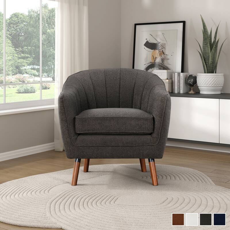 Evansville Textured Fabric Accent Chair - 30" x 31" x 30"