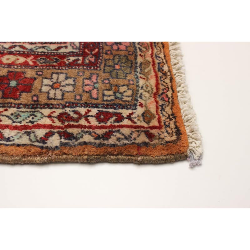 ECARPETGALLERY Hand-knotted Konya Anatolian Burnt Orange Wool Rug - 4'4 x 9'8