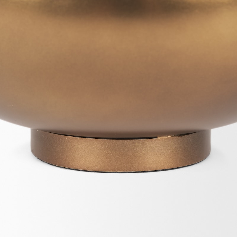 Quiana Large Gold Metal Vase
