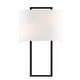 preview thumbnail 1 of 0, Fremont 2 Light Black Forged Wall Mount - 10'' W x 21'' H x 4'' D 10'' W x 21'' H x 4'' D