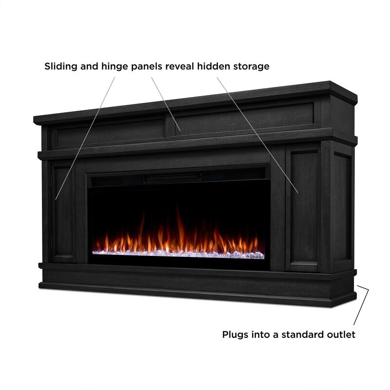 Torrey 60" Smart Landscape Electric Fireplace TV Stand by Real Flame