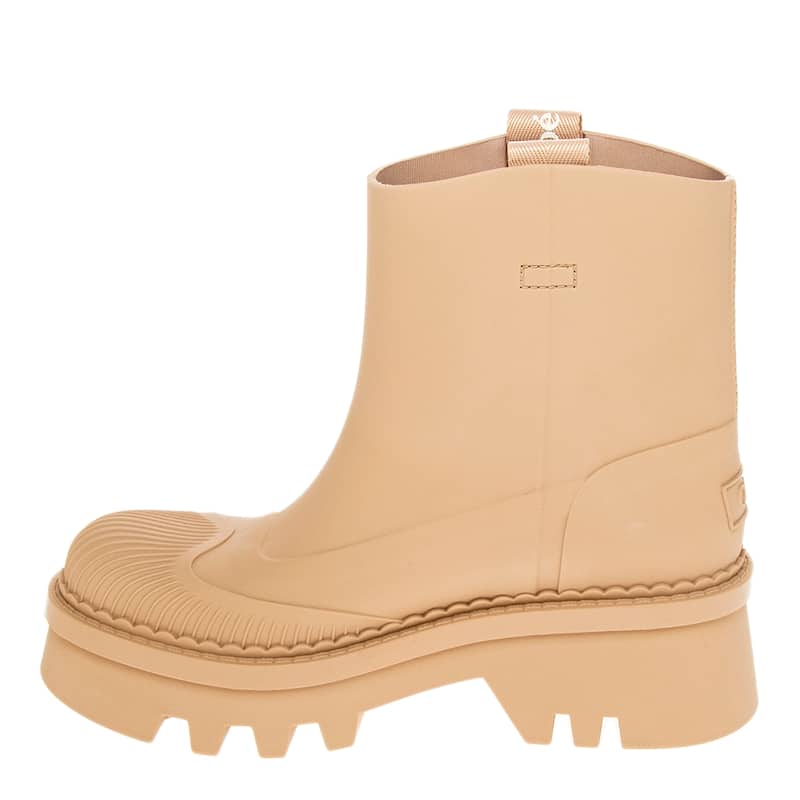 Chloe Raina Rain Boot - Beige Rubber