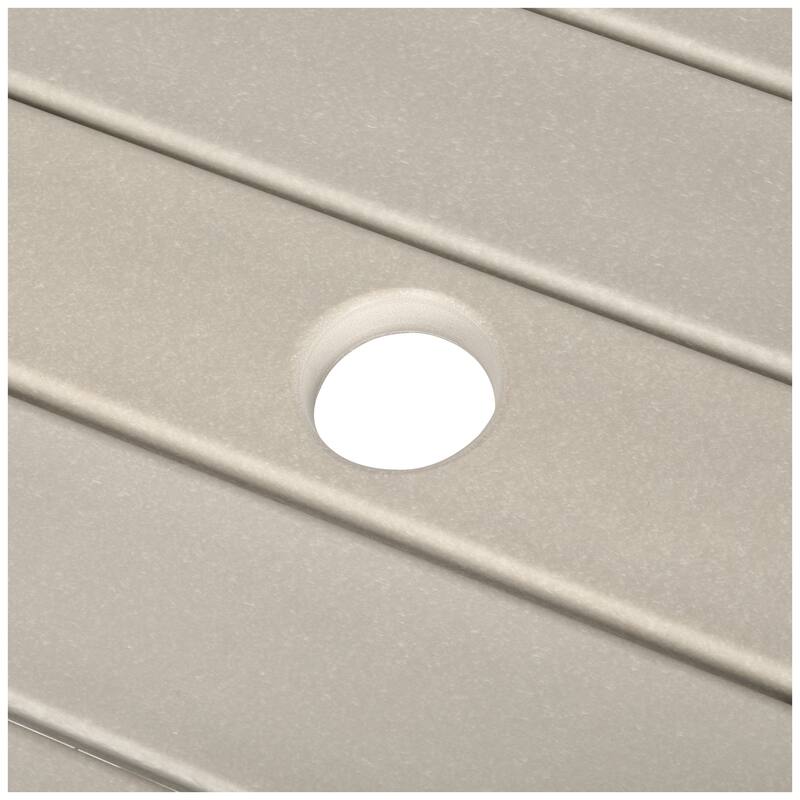 Polytrends Laguna Hdpe All Weather Outdoor Patio 35" Round Counter Table