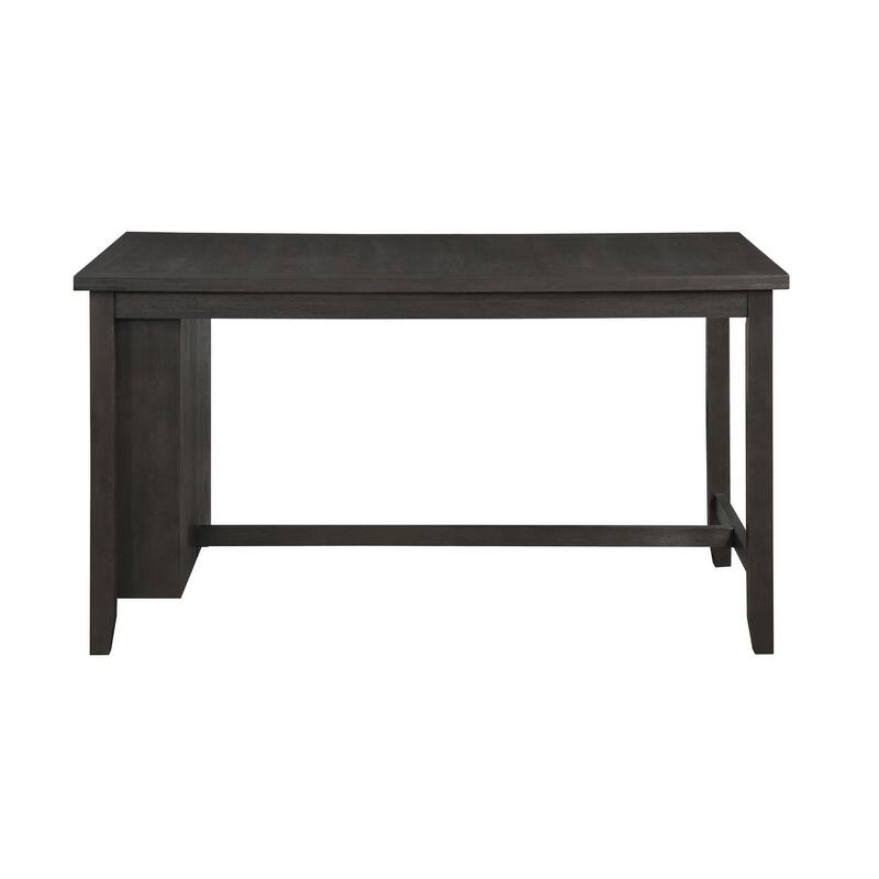Fordham Dark Grey Dining Table with Storage Shelf
