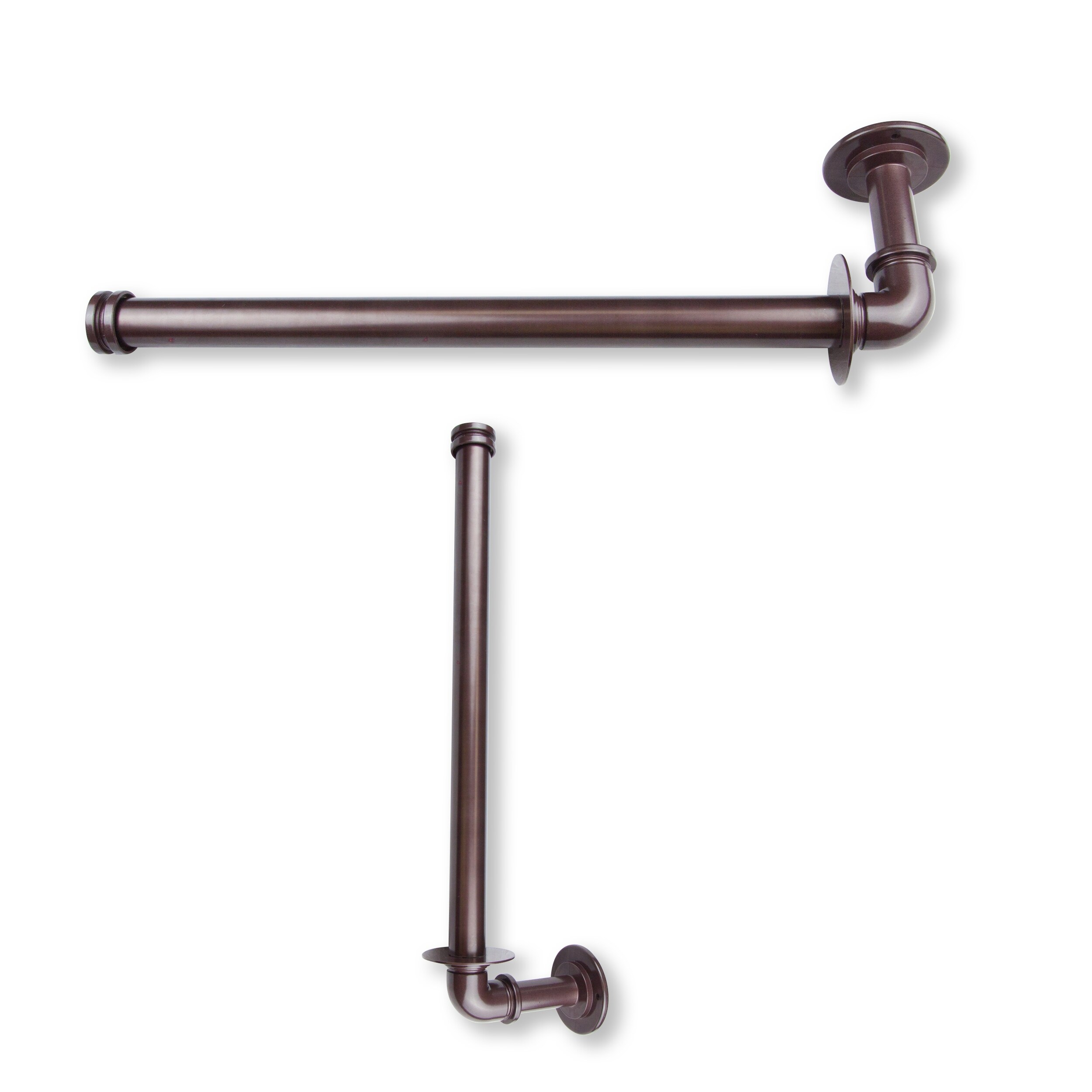 InStyleDesign Industrial Pipe Triple Toilet Paper Towel Holder