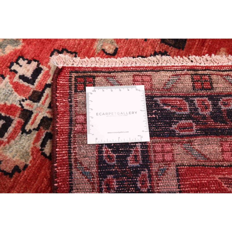 ECARPETGALLERY Hand-knotted Andelz Red Wool Rug - 2'8 x 8'6