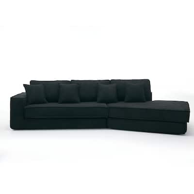 133Inch Folding Convertible Slepper Sofa Bed,Lamb Velvet Fabric