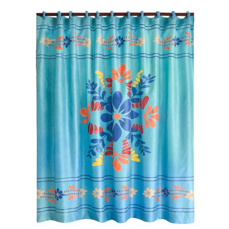 HiEnd Accents Bonita Shower Curtain, 72x72