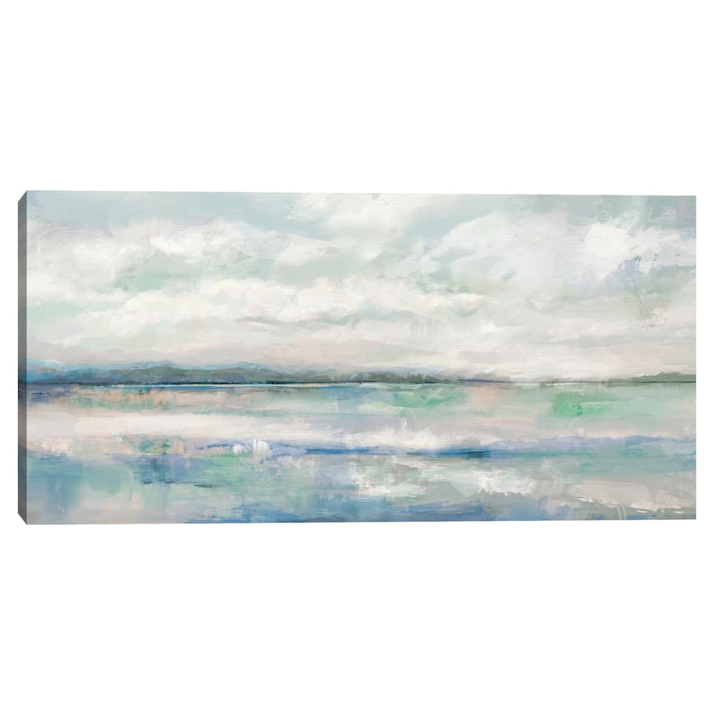 Reflective Horizon Canvas Art Print