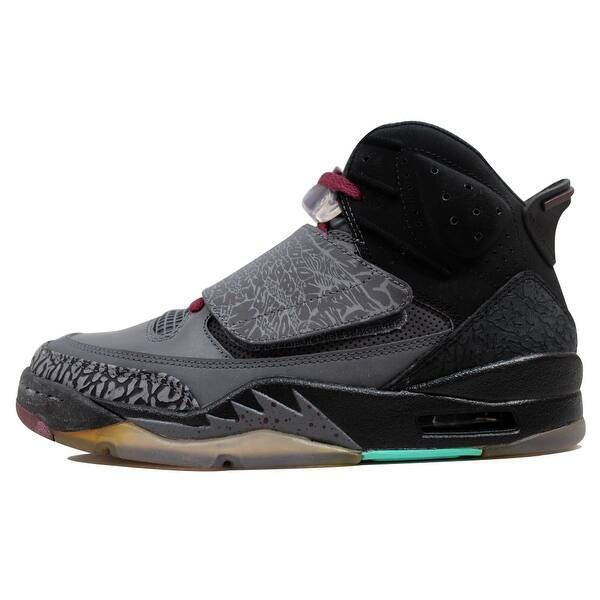 Shop Nike Men S Air Jordan Son Of Mars Dark Grey Gold Bordeaux