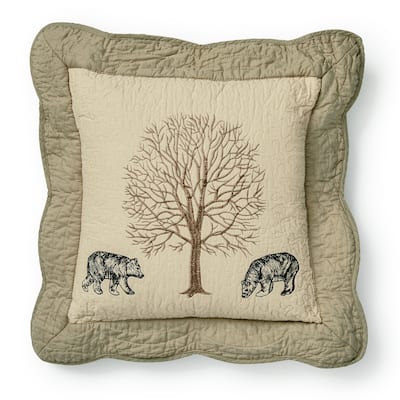 Donna Sharp Bear Creek "Bears" Decorative Pillow