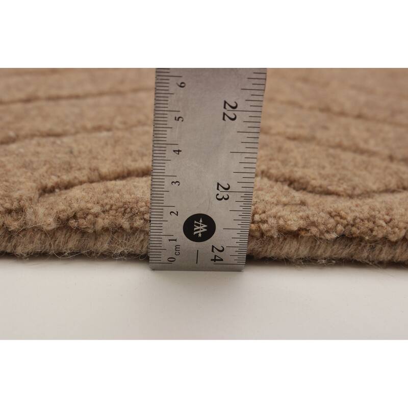 Kashkuli Gabbeh Tan Rug 5'3" x 7'7" - 5'3 x 7'7