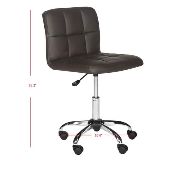 Safavieh Office Brown Brunner Desk Chair - 18.3" x 21.9" x 31.5"